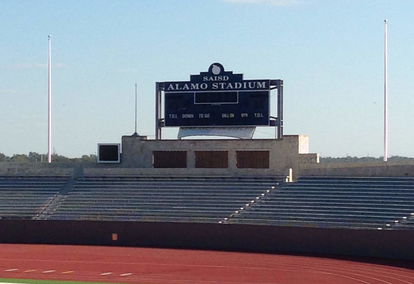 Alamo Stadium Flagpoles